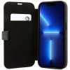 Etui BMW BMBKP14X22RVSK iPhone 14 Pro Max 6,7 czarny/black bookcase Leather Stamp Blue Lines