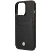 Etui BMW BMHCP14L22RSEPK iPhone 14 Pro 6,1 czarny/black Leather Card Slot