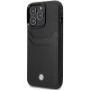 Etui BMW BMHCP14X22RSEPK iPhone 14 Pro Max 6,7 czarny/black Leather Card Slot