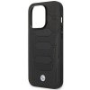Etui BMW BMHMP14L22RPSK iPhone 14 Pro 6,1 czarny/black Leather Seats Pattern MagSafe