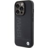 BMW BMHCP15LSLLBK iPhone 15 Pro 6.1 czarny/black Leather Hot Stamp