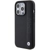 BMW BMHCP15X22RDPK iPhone 15 Pro Max 6.7 czarny/black hardcase Leather Textured & Stripe