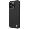 BMW BMHCP15XSILBK iPhone 15 Pro Max 6.7 czarny/black Silicone Metal Logo