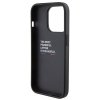 BMW BMHCP15LGSPCCK iPhone 15 Pro 6.1 czarny/black hardcase Grip Stand Smooth & Carbon