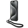 BMW BMHCP15M23RMRLK iPhone 15 Plus / 14 Plus 6.7 czarny/black hardcase Signature Leather Wordmark Cord