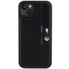 BMW BMHCP15M23PUPVK iPhone 15 Plus / 14 Plus 6.7 czarny/black hardcase Perforated Tricolor Line