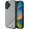 BMW BMHMP16S23PUPDG iPhone 16 6.1 szary/grey hardcase M Perforated Tricolor Line MagSafe