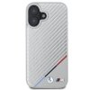 BMW BMHMP16S23PUDTS iPhone 16 6.1 szary/grey hardcase M Carbon Tricolor Line MagSafe