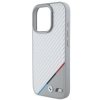 BMW BMHMP16X23PUDTS iPhone 16 Pro Max 6.9 szary/grey hardcase M Carbon Tricolor Line MagSafe