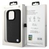 BMW BMHCP16XSLLBK iPhone 16 Pro Max 6.9 czarny/black hardcase Leather Hot Stamp