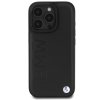 BMW BMHMP16LSLLBK iPhone 16 Pro 6.3 czarny/black hardcase Leather Hot Stamp MagSafe