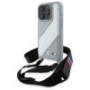 BMW BMHCP16L23PSCCG iPhone 16 Pro 6.3   szary/grey hardcase M Edition Carbon Stripe & Strap