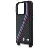 BMW BMHCP16L23PSVTK iPhone 16 Pro 6.3   czarny/black hardcase M Edition Carbon Tricolor Lines & Strap