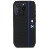 BMW BMHMP16X23SHEB iPhone 16 Pro Max 6.9 czarny/black hardcase Silicone Hexagon Blue Line MagSafe