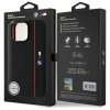 BMW BMHMP16X23SHER iPhone 16 Pro Max 6.9 czarny/black hardcase Silicone Hexagon Red Line MagSafe
