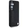 Etui BMW Leather Big Wordmark do Samsung Galaxy S25 czarny