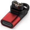 Adapter Lightning Beline do ładowania    zegarków Garmin czerwony