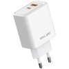 Ładowarka sieciowa Beline 45W GaN        USB-A/USB-C BLN2CW45 biały