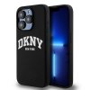 DKNY DKHMP14LSNYACH iPhone 14 Pro 6.1 czarny/black hardcase Liquid Silicone White Printed Logo MagSafe