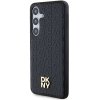 DKNY DKHMS24SPSHRPSK S24 S921czarny/black hardcase Leather Pattern Metal Logo MagSafe