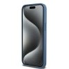 DKNY DKHMP15XPSHRPSB iPhone 15 Pro Max6.7 niebieski/blue hardcase Leather Monogram Pattern Metal Logo MagSafe