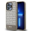 DKNY DKHMP15XPSOSPW iPhone 15 Pro Max6.7 brązowy/brown hardcase Leather Printed Pattern Metal Logo MagSafe