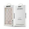 DKNY DKHCP15SPCPTSSP iPhone 15 / 14 / 136.1 różowy/pink hardcase Leather Checkered Mono Pattern & Printed Stripes