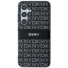 DKNY DKHCS24MPRTHSLK S24+ S926 czarny/black hardcase Leather Mono Stripe & Metal Logo