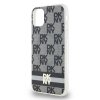 DKNY DKHMN61HCPTSK iPhone 11 / Xr6.1 czarny/black hardcase IML Checkered Mono Pattern & Printed Stripes MagSafe