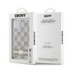 DKNY DKHMN61HCPTSE iPhone 11 / Xr6.1 beżowy/beige hardcase IML Checkered Mono Pattern & Printed Stripes MagSafe