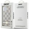 DKNY DKHMP15MHCPTSE iPhone 15 Plus /14 Plus 6.7 beżowy/beige hardcase IML Checkered Mono Pattern & Printed Stripes MagSafe