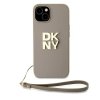 DKNY DKHCP15SPBSWSE iPhone 15 / 14 / 136.1 beżowy/beige hardcase Wrist Strap Stock Logo