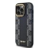 DKNY DKHMP14LPCPVSLK iPhone 14 Pro6.1 czarny/black hardcase Leather Checkered Mono Pattern MagSafe
