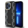 DKNY DKHMP15XPCPVSLK iPhone 15 Pro Max6.7 czarny/black hardcase Leather Checkered Mono Pattern MagSafe