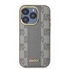 DKNY DKHMP15XPCPVSLE iPhone 15 Pro Max6.7 beżowy/beige hardcase Leather Checkered Mono Pattern MagSafe