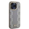 DKNY DKHMP15XPCPVSLE iPhone 15 Pro Max6.7 beżowy/beige hardcase Leather Checkered Mono Pattern MagSafe