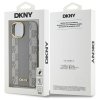 DKNY DKHMP15MPCPVSLE iPhone 15 Plus6.7 beżowy/beige hardcase Leather Checkered Mono Pattern MagSafe