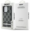 DKNY DKHCP16LPCPTSSK iPhone 16 Pro 6.3 czarny/black hardcase Checkered Pattern & Printed Stripes