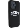 DKNY DKHMP16LSNYACH iPhone 16 Pro6.3 czarny/black hardcase Silicone White Printed Logo MagSafe