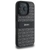 DKNY DKHCP16LPRTHSLK iPhone 16 Pro 6.3 czarny/black hardcase Texture Pattern Tonal Stripe