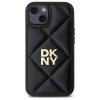 DKNY DKHCP15SPQDSLK iPhone 15 6.1       czarny/black Quilted Stack Logo