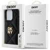 DKNY DKHCP15LPQDSLK iPhone 15 Pro 6.1   czarny/black Quilted Stack Logo
