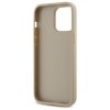 DKNY DKHCP14LPQDSLE iPhone 14 Pro 6.1   beżowy/beige Quilted Stack Logo