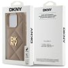 DKNY DKHCP15XPQDSLE iPhone 15 Pro Max    6.7 beżowy/beige Quilted Stack Logo