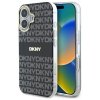 DKNY DKHMP16SHRHSEK iPhone 16 6.1       czarny/black hardcase Repeat Texture Pattern With Stripe