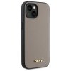 DKNY DKHMP15SPGHLME iPhone 15 6.1       beżowy/beige hardcase Grained Metal Logo MagSafe