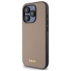 DKNY DKHMP15XPGHLME iPhone 15 Pro Max    6.7 beżowy/beige hardcase Grained Metal Logo MagSafe