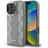 Etui DKNY Checkered Pattern Magsafe do   iPhone 16 Pro beżowy