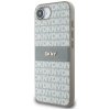 Etui DKNY Repeat Texture Pattern with    Tonal Stripe do iPhone 16e beżowy