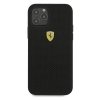 Ferrari FESPEHCP12MBK iPhone12/12 Pro 6,1 czarny/black hardcase On Track Perforated